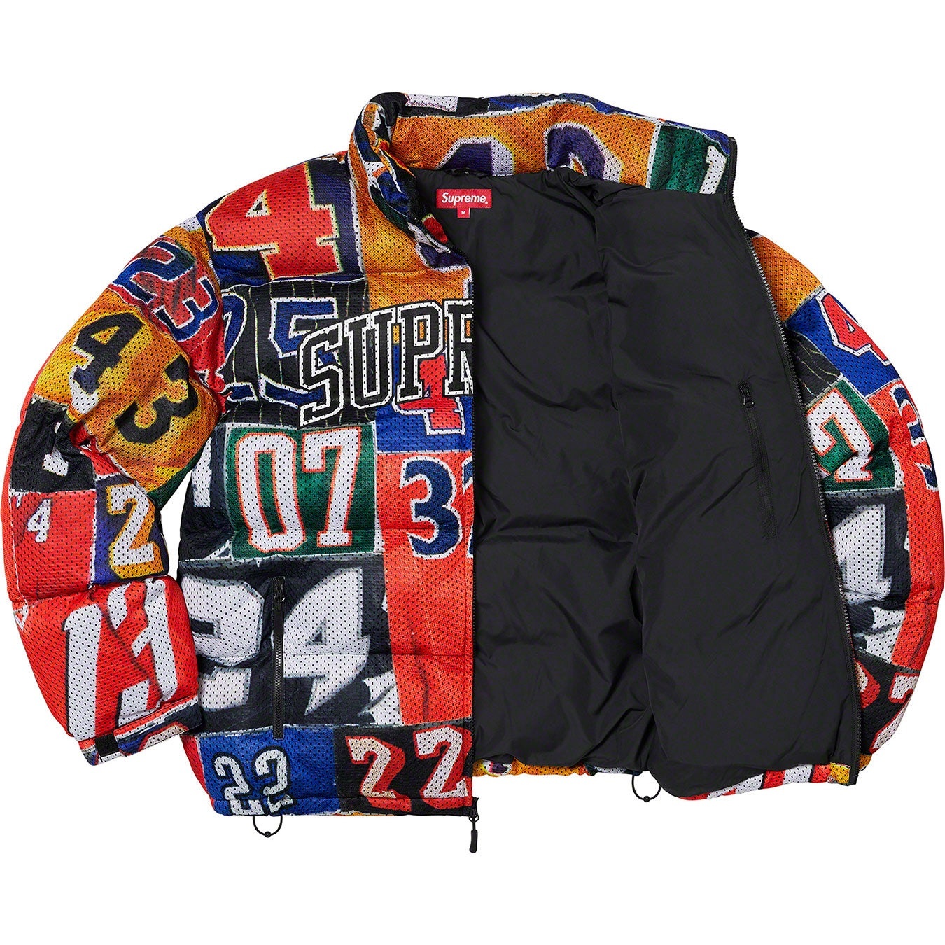 Mesh Jersey Puffer Jacket view 14